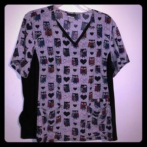 🦉 Owl Black scrub combo🖤